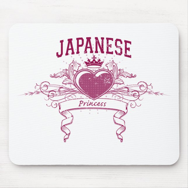 Japanese Princess Mouse Pad (Front)