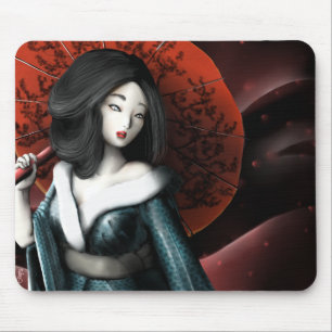 Japanese Princess - Taketori Monogatari Mouse Pad