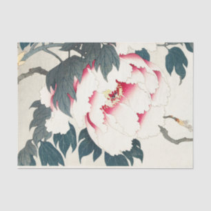 JAPANESE PRINT FLOWERS TISSUE PAPER