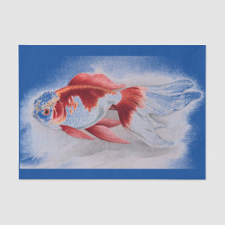 JAPANESE PRINT GOLDFISH TISSUE PAPER