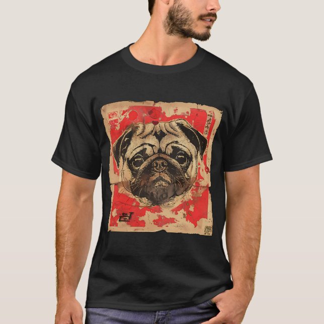 Japanese Pug T-Shirt (Front)