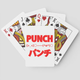 Japanese Punch Emoticons Playing Cards