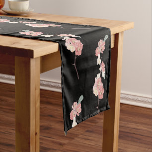 Japanese quince flower  short table runner