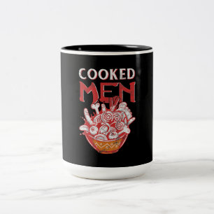Japanese Ramen Food Pun Humour Cooked Gift Two-Tone Coffee Mug