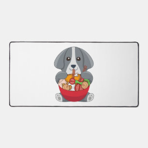 Japanese Ramen Noodle Dog Lover Animal Dog Breeder Desk Mat