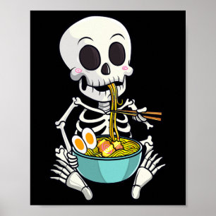 Japanese Ramen Noodles Anime Halloween Costume Poster