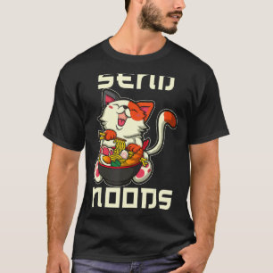 Japanese Ramen Noodles Cat 1 T-Shirt