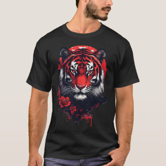 Japanese Red Tiger – Fierce Spirit T-Shirt