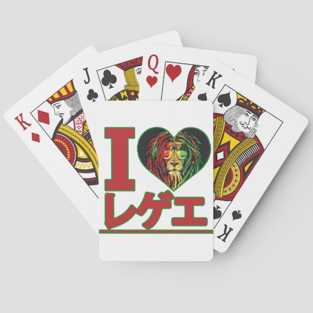 Japanese Reggae Playing Card (Back)