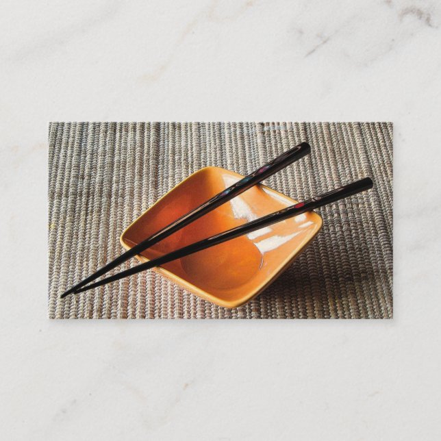 Japanese Restaurant Business Card (Front)