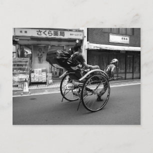 Japanese Rickshaw Postcard