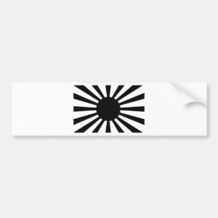 Japanese Rising Sun Flag Bumper Sticker