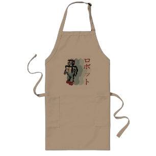 Japanese Robot Long Apron