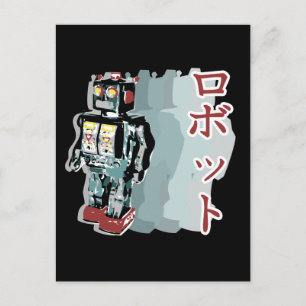Japanese Robot Postcard