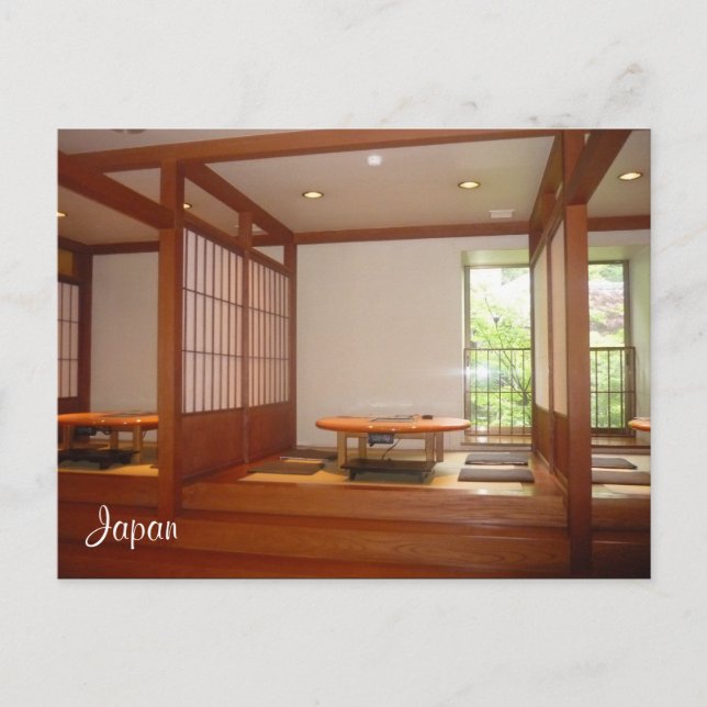 japanese rooms postcard (Front)