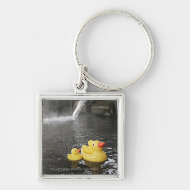 Japanese Rubber Duckies Key Ring (Front)
