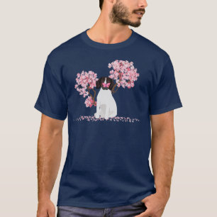 Japanese Sakura Cherry Blossom Japanese Terrier D T-Shirt