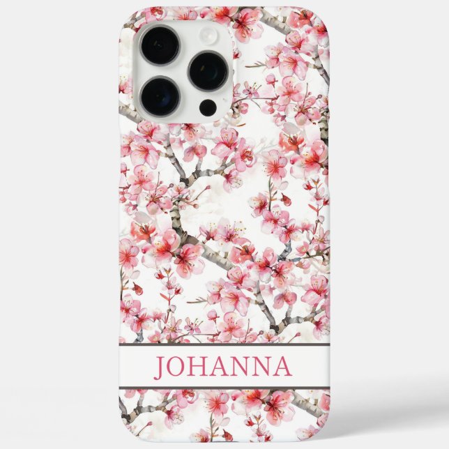 Japanese Sakura Cherry Blossoms  Case-Mate iPhone Case (Back)