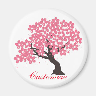 Japanese Sakura Cherry Blossoms Thunder_Cove Magnet