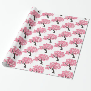 Japanese Sakura Cherry Blossoms Thunder_Cove Wrapping Paper