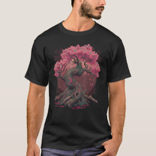 Japanese Sakura Garden Geisha Mount Fuji Cherry Bl T-Shirt