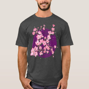 Japanese Sakura Pink Flower Blossom Floral Cherry T-Shirt