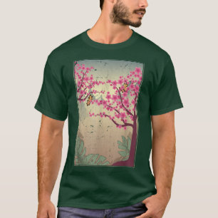 Japanese Sakura Tree Pink Flower Japan Cherry Blos T-Shirt
