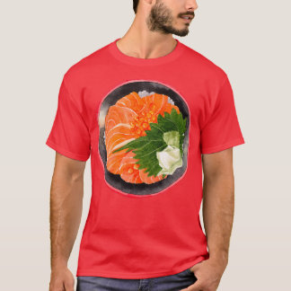 Japanese Salmon Sashimi Rice Bowl  T-Shirt