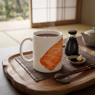 Japanese Salmon Sushi Nigiri Foodie Coffee Mug
