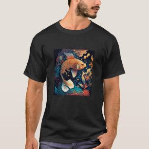 Japanese Samurai Aesthetic Koi Fish  2 T-Shirt