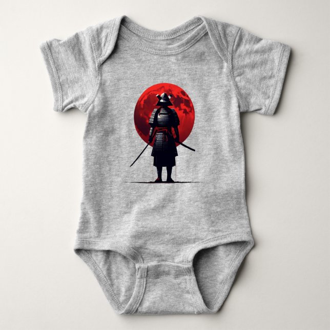 Japanese Samurai Baby Bodysuit (Front)