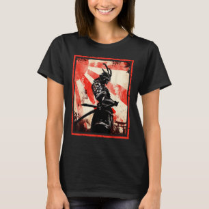 Japanese Samurai Bushido Ronin Rising Sun Katana S T-Shirt