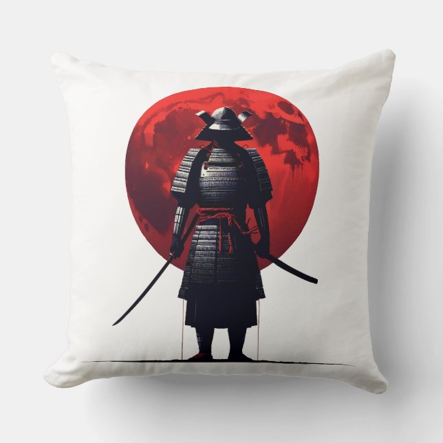 Japanese Samurai Cushion (Front)