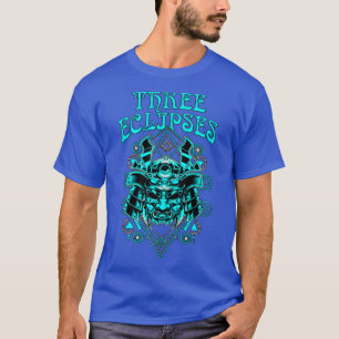 Japanese Samurai Cyborg Oni Mask Premium T-Shirt C