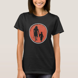 Japanese Samurai Dad & Son Japanese Sun Japan T-Shirt