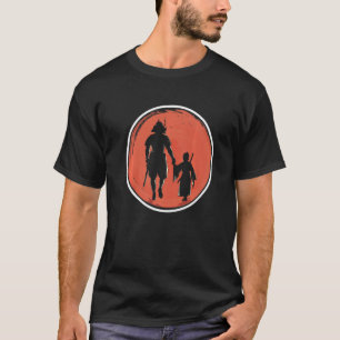 Japanese Samurai Dad & Son Japanese Sun Japan T-Shirt