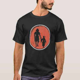 Japanese Samurai Dad & Son Japanese Sun Japan T-Shirt