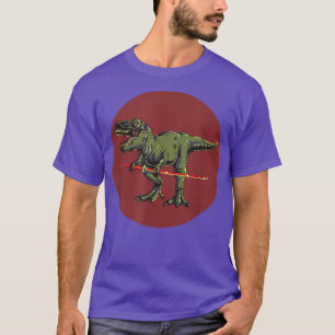 Japanese Samurai Dinosaur TRe with Katana Dinosaur T-Shirt