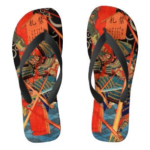 Japanese Samurai fighting monster Thongs