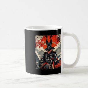 Japanese Samurai Great Dane Tattoo Kawaii Ukiyo-e  Coffee Mug