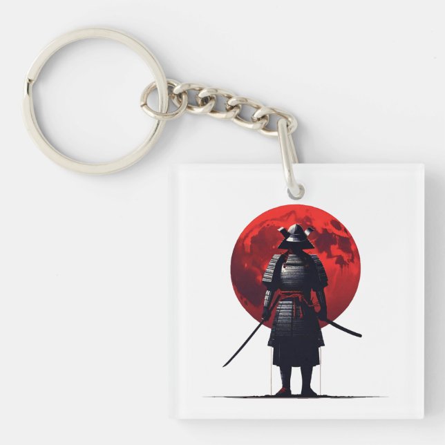 Japanese Samurai Key Ring (Front)