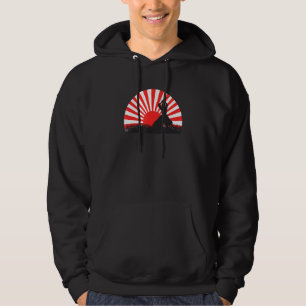 Japanese samurai ninja swordsman hoodie
