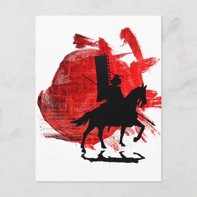 Japanese Samurai Postcard (Front)