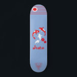 Japanese Samurai skateboard with name<br><div class="desc">Japanese Samurai skateboard with name</div>