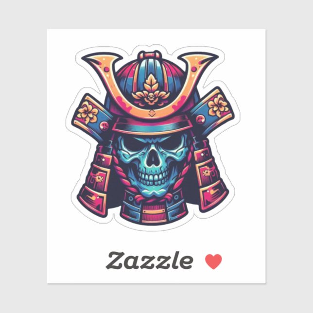 Japanese Samurai Skull (Sheet)