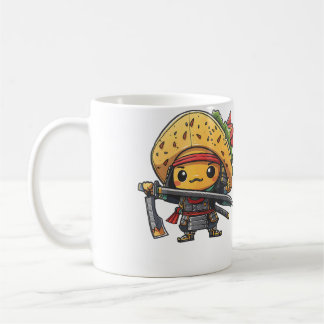 Japanese Samurai Taco Warrior Ukiyo Mexican Taco S Coffee Mug