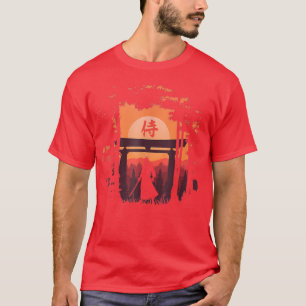 Japanese Samurai Warrior Japanese Swordmen  T-Shirt