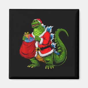 Japanese Santa Christmas Kaiju Funny Art Men Women Magnet