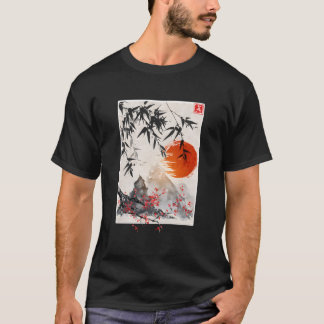 Japanese Scenery Culture Sakura Cherry Blossom Tre T-Shirt