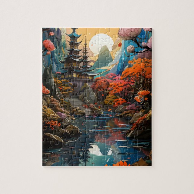 Japanese scenery puzzle (Vertical)
